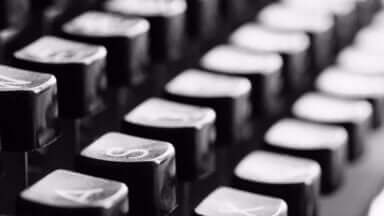 skrivemaskine bogstaver arkiv dokumenter